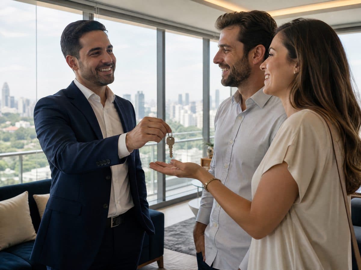 Atendimento comercial em imobiliárias